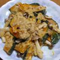 55才のおじさん's cooksnap of when they made かぼちゃときのこのツナマヨソテー.