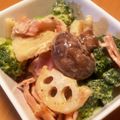 ♧makko♧'s cooksnap of when they made ☆アスパラれんこんガーリックマヨ炒め☆.