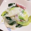 まみりんまま's cooksnap of when they made ベーコンとチンゲン菜のクリーム煮.