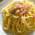 ママdeko's cooksnap of when they made 直伝★カルボナーラ.