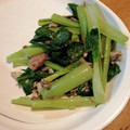 ナンキンハゼ's cooksnap of when they made 簡単和総菜☆さば缶と小松菜のバター醤油.