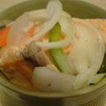 miccky's cooksnap of when they made 爽やか～♪焼サーモンのマリネ.