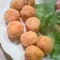 piyochako's cooksnap of when they made ✿チーズINかぼちゃコロッケ.