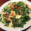 ちゃちゃまる26's cooksnap of when they made 焼き鳥缶とほうれん草の卵とじ＊.