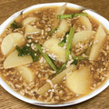 vabochan's cooksnap of when they made ∽∽簡単カブのそぼろ煮∽∽.