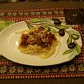 melmarilyn's cooksnap of when they made なすがとろける☆手作りミートソース.