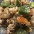 さとっちにゃん's cooksnap of when they made 時短！豚肉・にんじん・ピーマンの酢豚風♬.