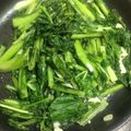 xMARILYNx's cooksnap of when they made 小松菜のニンニク炒め.