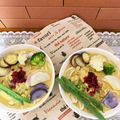 ぽーみゅー's cooksnap of when they made 濃厚クリーミーカレーうどん季節の野菜添え.