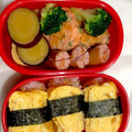 yukosane's cooksnap of when they made 簡単なお弁当のおかずに♪鮭のおやき.