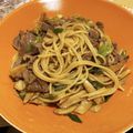 よねころ's cooksnap of when they made きのこの和風パスタ 甜麺醤味.