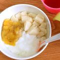 ふみ乃's cooksnap of when they made 離乳食中期〜後期 食パンのヨーグルト和え.