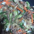プチにゃんた's cooksnap of when they made ピーマンと豚肉のチャプチェ.