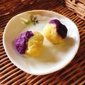 ❀akiko❀'s cooksnap of when they made 薩摩芋と紫芋の茶巾♡簡単スイートポテト.