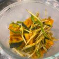 Faiza's cooksnap of when they made 南瓜牛蒡・ピーマンの胡麻マリネサラダ.