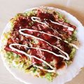 take♪aki♪'s cooksnap of when they made キャベツたっぷり！基本のお好み焼き.