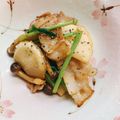 虎徹のママ's cooksnap of when they made 豚肉とカブのオイバター炒め.
