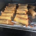 はなちくママ's cooksnap of when they made 豆腐皮で揚げないヘルシー焼き春巻き.