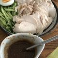 パンすきっこ's cooksnap of when they made ゆで鶏のタレ　とり胸肉とりもも肉.