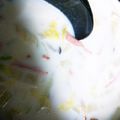 クックWG0UPU☆'s cooksnap of when they made 牛乳嫌いも◎白菜とハムの中華ミルクスープ.
