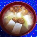みれいく's cooksnap of when they made ＊なめことネギと豆腐＊の味噌汁.