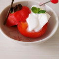 ぱふ♪'s cooksnap of when they made ヨーグルトon柿.