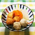 三つ葉つくし's cooksnap of when they made ＊揚げボールと鶏つくねの可愛い煮物＊.