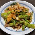 れでよと's cooksnap of when they made 豚肉と小松菜のキムチ炒め.
