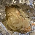 ぴーふらわー's cooksnap of when they made 簡単オーブントースターで鮭のホイル焼き.