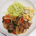 めいめい☆☆☆'s cooksnap of when they made 野菜がうまい♬豚こま肉でしょうが焼き(風.