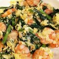 ahmomo's cooksnap of when they made 【お家で簡単中華】海老とニラの卵炒め.