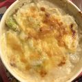 すごめ's cooksnap of when they made 白菜とじゃがいものグラタン.