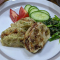 や～たん食堂's cooksnap of when they made ごはんがすすむ◎れんこん磯辺のはさみ揚げ.