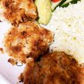 ajun0219's cooksnap of when they made 豚コマdeジューシー☆焼き揚げメンチカツ.