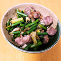 Kiyumimimi's cooksnap of when they made 安い簡単！砂肝とにんにくの芽炒め.