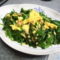 卯月のうさぎ２０１４'s cooksnap of when they made ほうれん草とツナの玉子炒め.