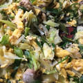 Perlまま's cooksnap of when they made 鯖缶とキャベツの卵炒め.