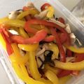 Amerixx's cooksnap of when they made ☆ささみとパプリカのさっぱり塩こんぶ和え.