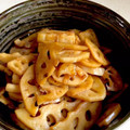 ●紅一点ママ's cooksnap of when they made 蓮根の甘酢煮炒め.