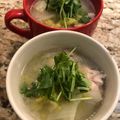 saki1010's cooksnap of when they made ハマります！白菜のアジアンスープ◇.
