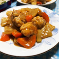 chocoraママ's cooksnap of when they made 豚コマ団子と大根のオイスターソース炒め.