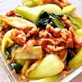 fuka6616's cooksnap of when they made 豚肉とチンゲン菜のオイスターソース炒め.