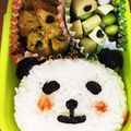 まつざきさちこ's cooksnap of when they made 初心者でも簡単♪パンダキャラ弁.