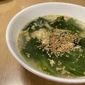 ねみねみ's cooksnap of when they made 超簡単☆レタススープ.