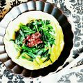 kebeibiko's cooksnap of when they made 母の味☆コンビーフとほうれん草のオムレツ.