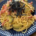 クック2ZMQKF☆'s cooksnap of when they made めんつゆで簡単☆なすとベーコン和風パスタ.