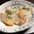 しゅうゆうけいはる母's cooksnap of when they made 柿とブロッコリーの白和え.