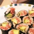 らーてぃん's cooksnap of when they made ネギトロとアボカドの海苔巻き★.