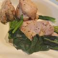 さぁ★たぁ★'s cooksnap of when they made 鶏肉＆ほうれん草の炒めもの✫.
