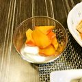 ♡ひな祭り♡'s cooksnap of when they made 八百屋さん直伝♪柿ヨーグルト.